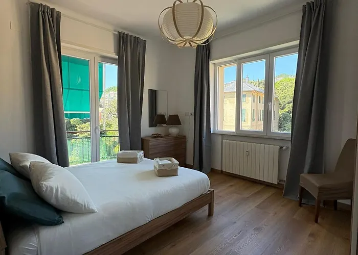 Bright And Spacious Elegant 5 Min Airport 제노바